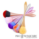 ProManucure - Brosse Plumeau Extra Doux - Manche Glitter