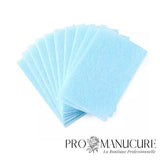 Lingettes bleues micro-fibres non pelucheuses  pour prothésiste ongulaire 