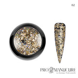 ProManucure NailArt Sequins Foil Gold